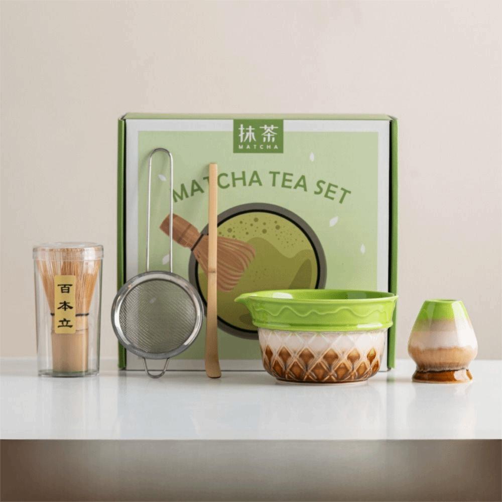 2/5/8PCS Gradient Color Matcha Bowl Ice Cream Matcha Making Kit New Japanese Tea Set Tea Lovers