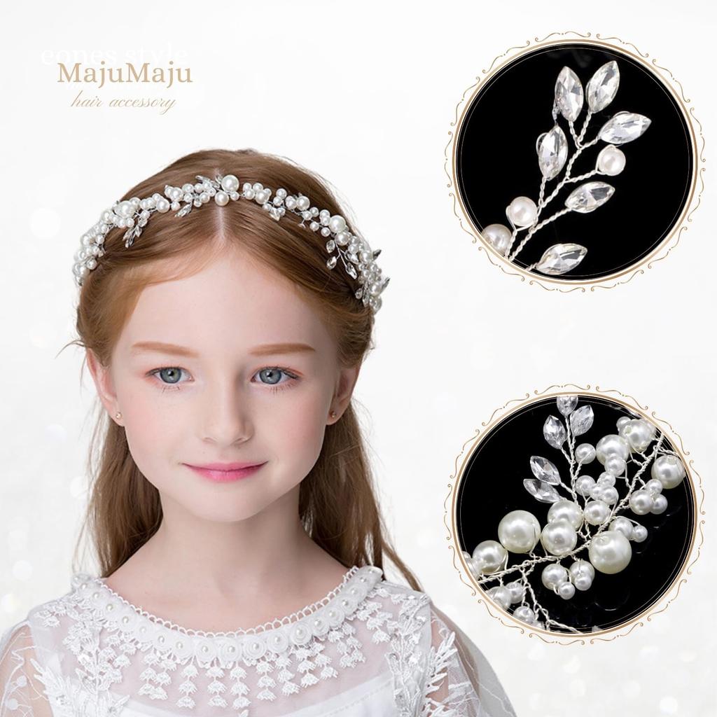 Vlasy vlasy klavírní recitály doplňky, ozdoby, pokrývky hlavy, dívky, děti, ručně vyráběné, aranžmá, (F) (PMA04)