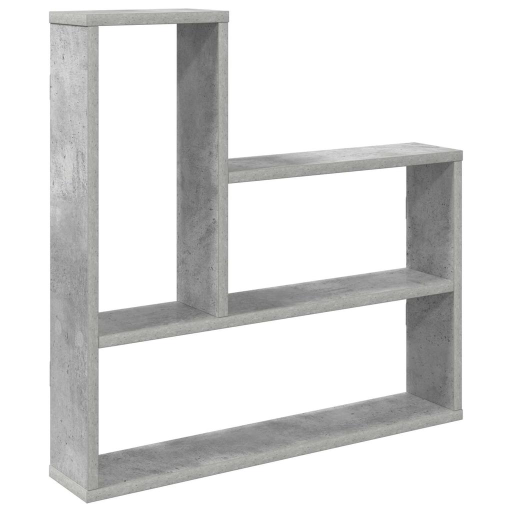Wall Shelf Concrete Gray 60 x 11 x 60 cm Engineered Wood