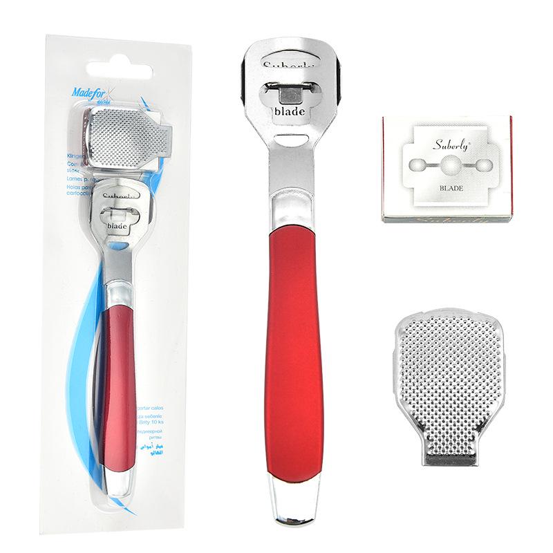 Stainless Steel Foot Scraper Pedicure Tool - Dead Skin Remover, Foot File, Grinder Knife