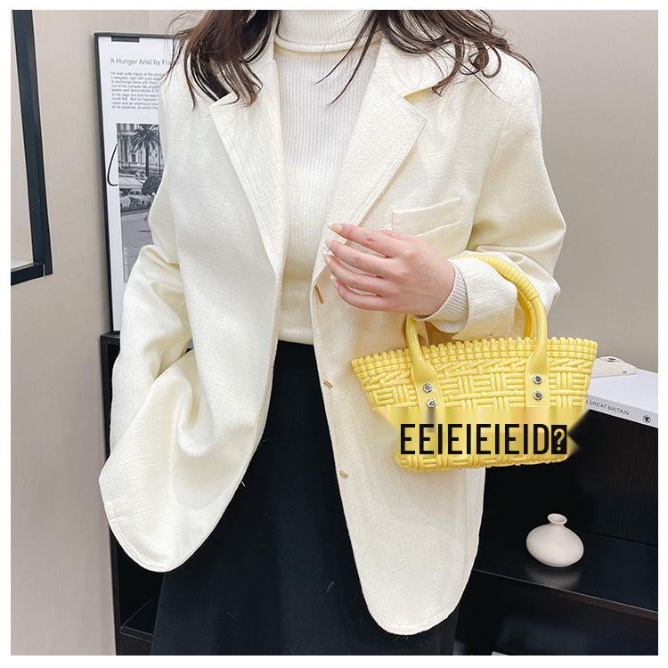 Geantă de mână trendy 2025, versatilă, mini crossbody & tote, din jeleu țesut