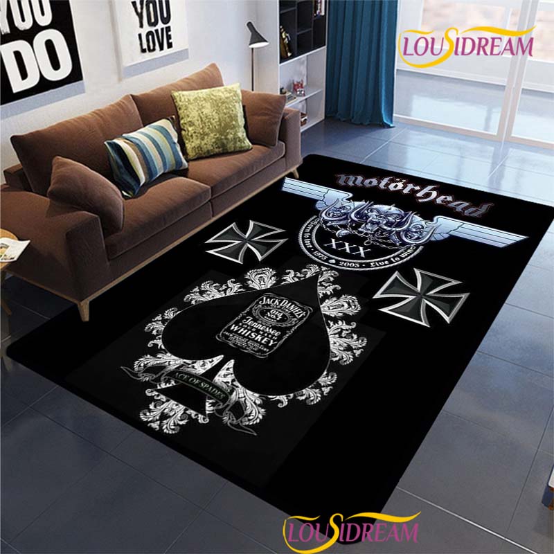 Music Band Carpet for Living Room Bedroom Rugs Kitchen Kids Door Unslip Floor Mats Birthday gift photography props Rug British