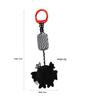 BBSKY Black & White Baby Stroller Mobile: Rabbit, Bee, Bird & Dog Plush Hanging Ornaments 