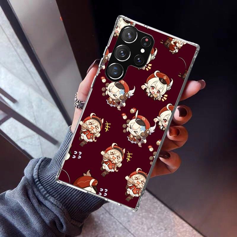 Genshin Impact Klee Phone Case For Samsung Galaxy S26 S25 Edge S24 S23 Ultra S22 Plus S21 S20 FE Soft TPU Back Cover Funda Galax