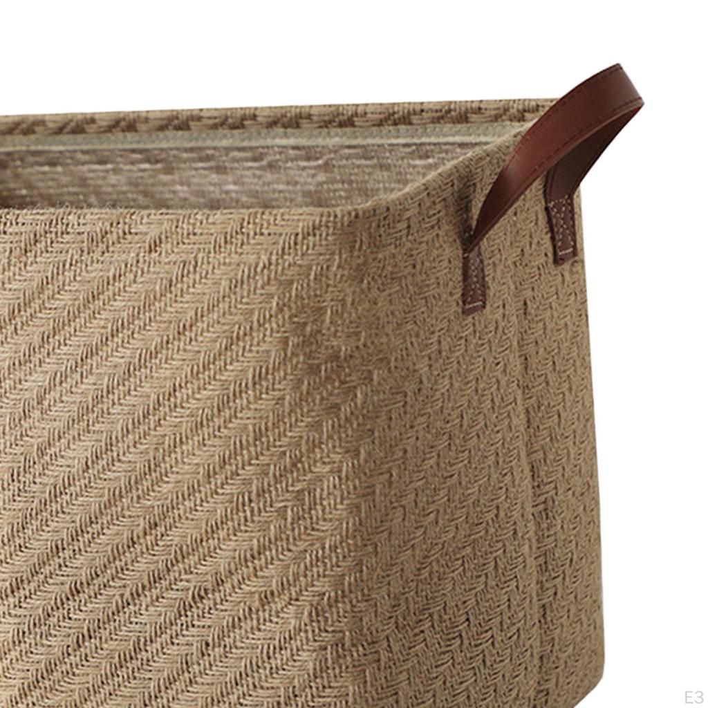 Collapsible Laundry Storage Basket Bin Dirty Clothes Box with Handles
