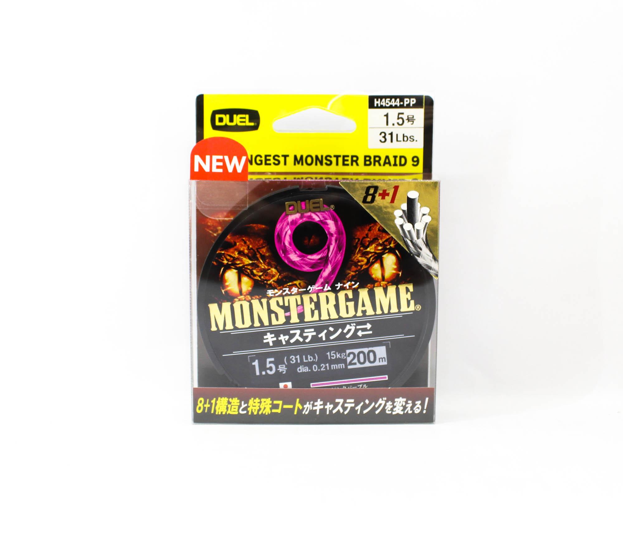 

Yo Zuri Duel P.E Line Monster Game X9 Casting Pink 200m P.E 1.5 (0578) розовый/фиолетовый