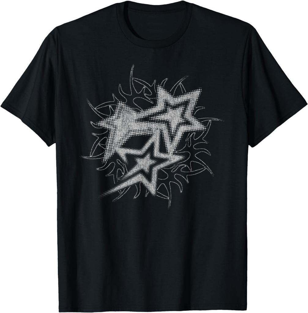Y2k Grunge Stars 2000s Tattoo Vintage Graphic T-Shirt