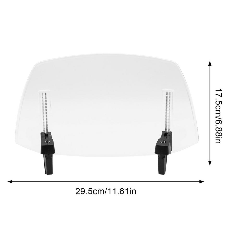 Windscreen Replacement Refitting Accessories Adjustable Windshield Replacement Flexible Motorcycle Wind Deflector