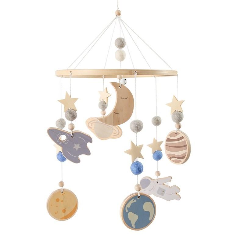 Baby Wolke Rasseln Krippe Mobiles Spielzeug 0-12 Monate Glocke Musical Box Neugeborenen Bett Glocke Kleinkind Rasseln Karussell Für Musical spielzeug Geschenk