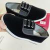 Spring and autumn new couple cloth shoes fashionable velvet black cloth shoes ultra-light wear-resistant shoes versatile elastic cloth shoes