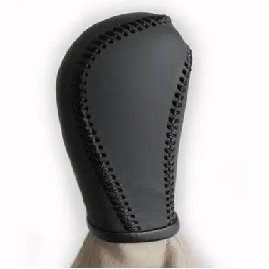 Car Hand-Sewing Gear Stick Leather Sheath Cover for Skoda Octavia Superb Fabia Superb Automatic Transmission