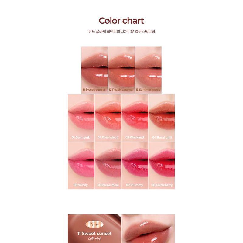 mude - Glace Lip Tint - 11 Colors