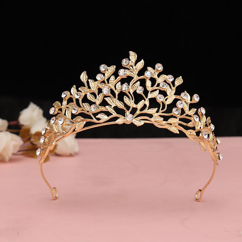 Children's Crown Hair Accessories  Cute Princesses Girls  Water Diamond King Crown Hair Bands Birthday Gifts for Girls Baby Headbands and Headwear