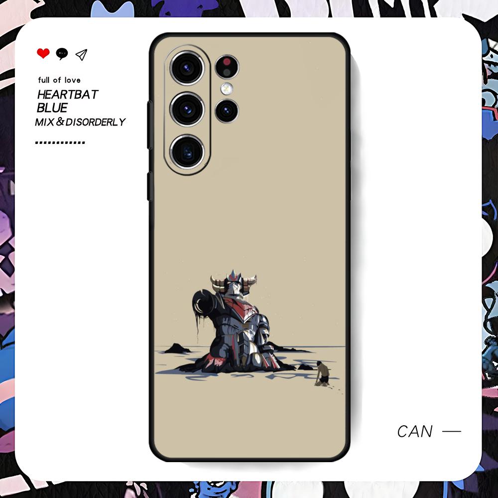 

UFO Robot G-Goldoraes Phone Case For Samsung Galaxy S26 S25 S24 S23 S22 S21 S20 Plus Ultra Limited Soft Black Galaxy S24