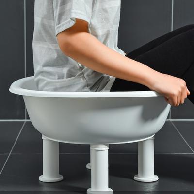 Sitz Bath Seat for Postpartum Care Hemorrhoid Anti Slip Deeper Bowl Sealed Drain Outlet Hanging Hole Sitz Bath Tub