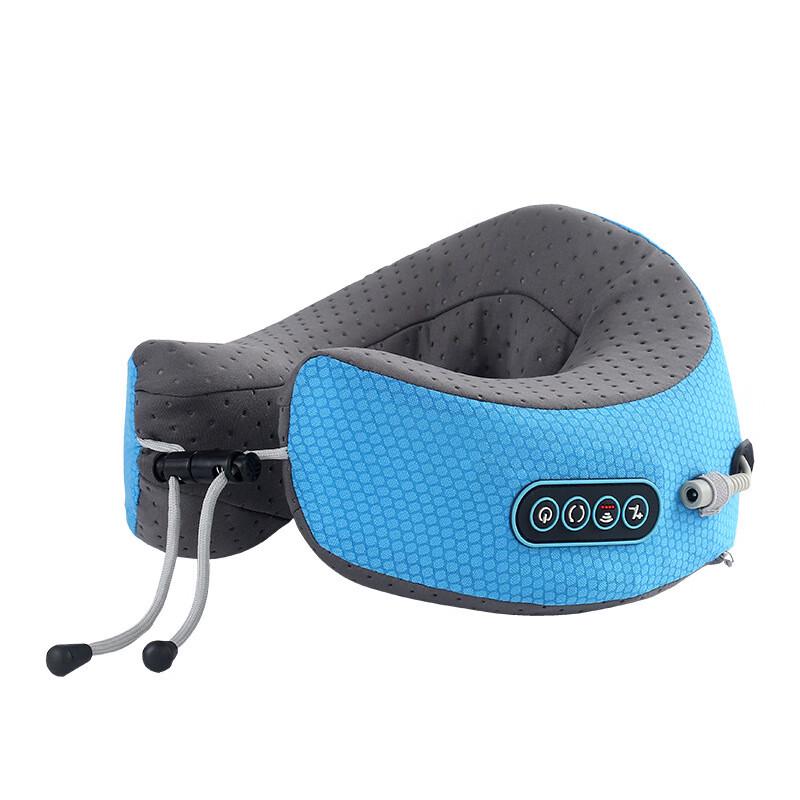 

Portable Travel Neck Massager Pillow with Heat and Vibration