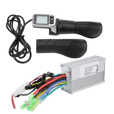 36V48V 350W Brushless Controller with LCD and 124DX Half Twist Throttle Set for Electric Scooter