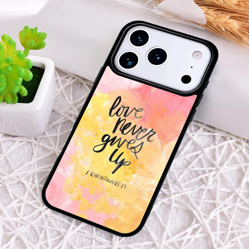 Jesus God Bible Quotes Phone Case for iPhone 17 Air 16 15 11 12 14 13 Pro Max Shockproof Cover
