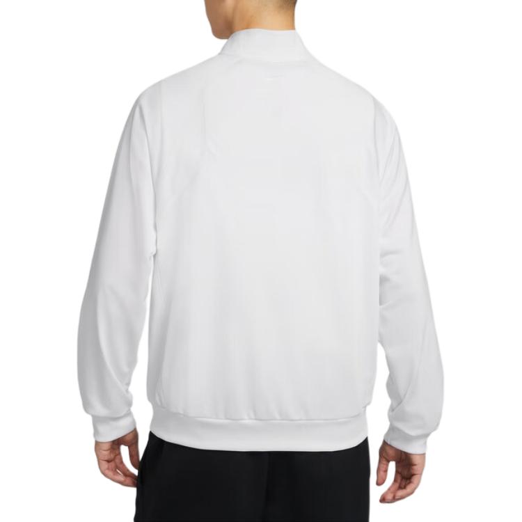 Nike Dri-Fit Kobe Series Quick-Dry Knitted Stand Collar Jacket Men Jackets White HJ8098100