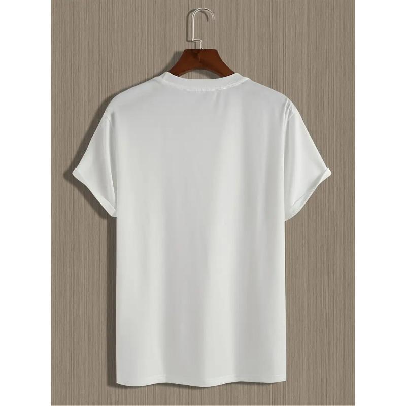 European Sizes Men'S T-Shirt - Humorous Automotive Design with Wrenches & Screwdriver, Casual Round Neck Short Sleeve Tee