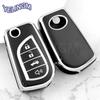 2 3 4 Tasten Silberne TPU Auto Schlüsselhülle Abdeckung Für Toyota Hilux Corolla Avensis Prado Fortuner Rav4 Chr Schale Zubehör