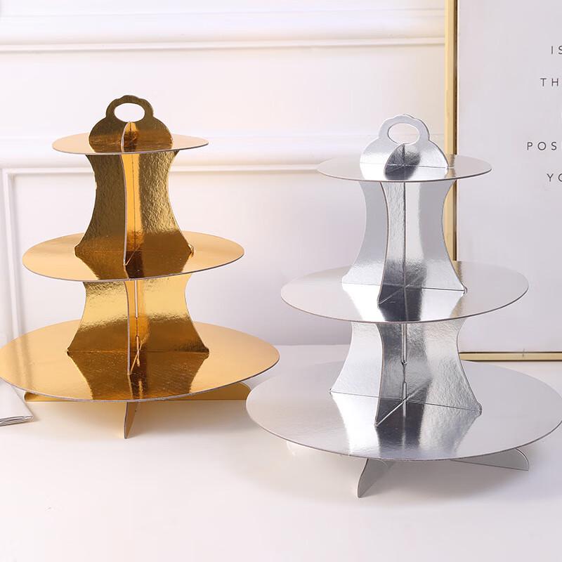 

3-Tier Paper Dessert Cake Stand