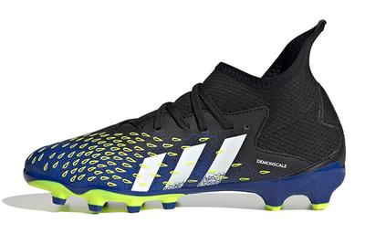 Zapatillas de Fútbol PREDATOR Antideslizantes de Caña Media para Niños Negro Azul Verde Niños FY0621