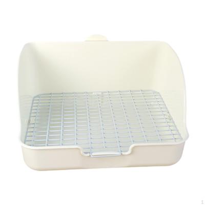 Pet Toilet Pee Pan Tray Corner Litter Box for Hamster Bunny Rats Chinchillas