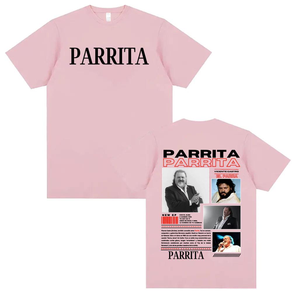 Limited Parrita Music Album Tour Graphic T-shirt Men Women Summer Classic Oversized T-shirts Fashion Vintage T Shirts