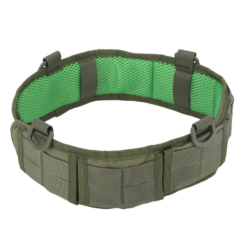 Multifunctional Outdoor Waist Belt Security Waist Belt for Camping Hunting Climbing Green