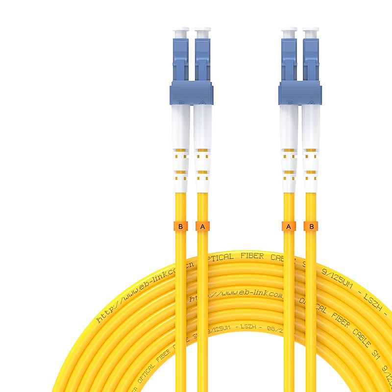 EB-LINK Engineering Telecom Grade Single-Mode Duplex LSZH Fiber Optic Patch Cable