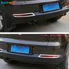 Rear Foglight Cover Trim For Volkswagen For Vw Tiguan 2009-2012 2013 2014 2015 Chrome Tail Fog Light Lamp Frame Car