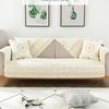 Double Sided Cotton Cloth Sofa Cover Four Season Universal Sofa Cushion Comfortable Breathable Couch Mat Cover Towel Pillowcase