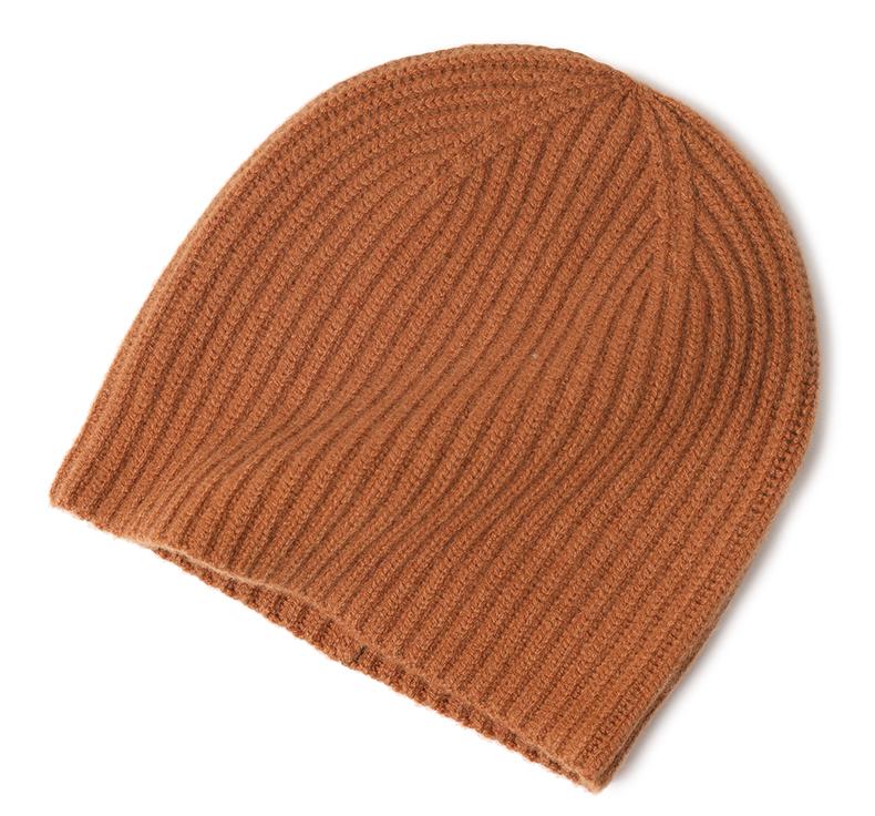 Pure Cashmere Women Winter Hats Custom Designer Logo Luxury Fashion Warm Knitted Rib Ny Beanie Caps
