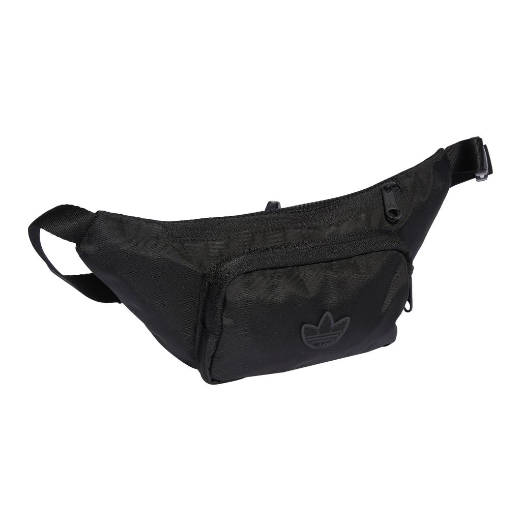 ახალი Adidas Premium Essentials წელის ჩანთა შავი IB9347