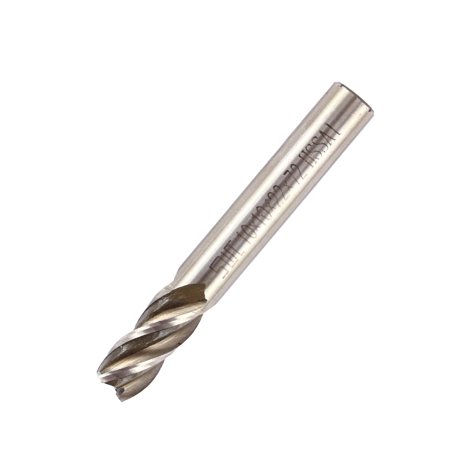 

High Quality 4mm 12mm HSS CNC Straight Shank 4 Flute End Mill Cutter Drill Bit