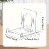 24PCS Adjustable Acrylic Display Easels Multipurpose Plastic Stands for Pictures Collectible Cards Decorative Plates Home Decor