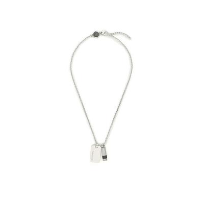 Diesel Brave Armor Double Pendant Necklace