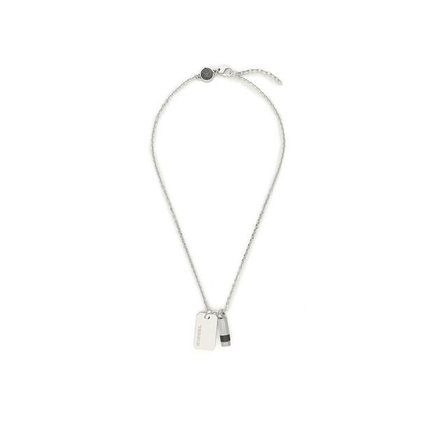 Ожерелье Diesel Brave Armor Double Pendant One Size