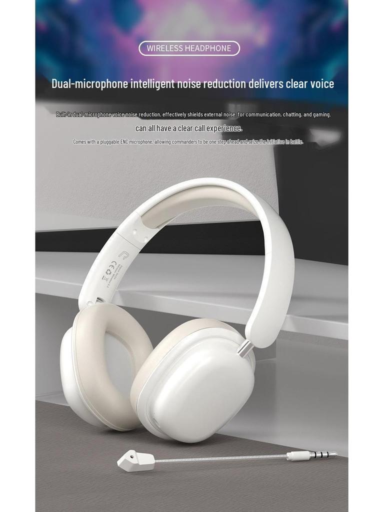 Over-Ear Wireless Bluetooth Headphones: Student, Sports, Gaming, Noise-Cancelling, Heavy Bass, Universal Computer Headset