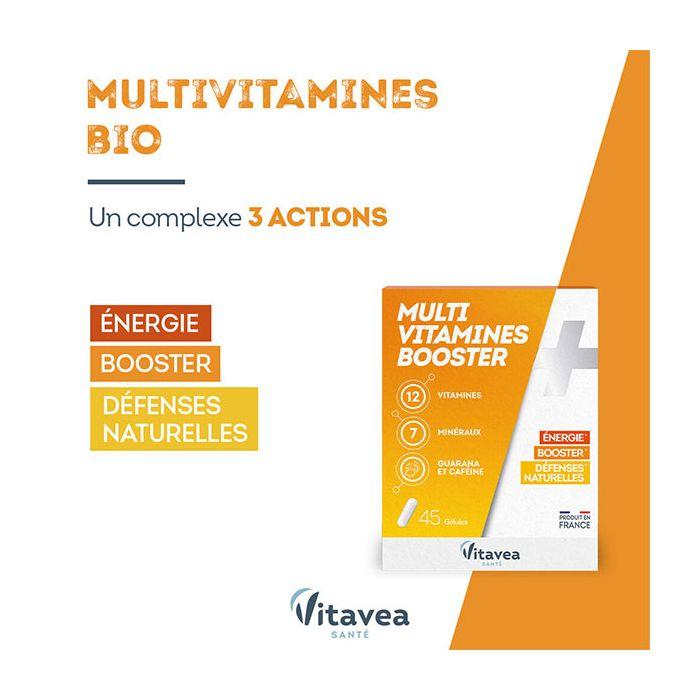 Vitavea Multi Vitamines Booster Energie Défenses Naturelles 45 Gélules