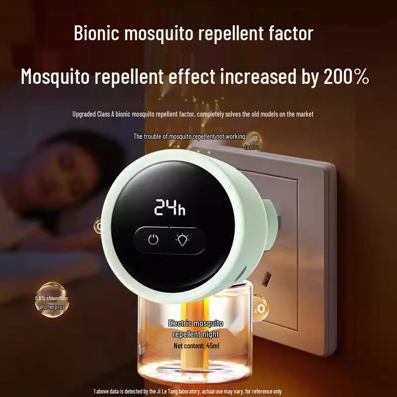 Electric Mosquito Repellent Liquid for Home - Safe for Pregnant Women & Infants, Plug-in Refill