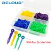 4Sizes Disposable Dental Tooth Gap Wedges with End Circular Holes Plastic Interdental Wedge Dental Matrix Wedge For Oral Care 3