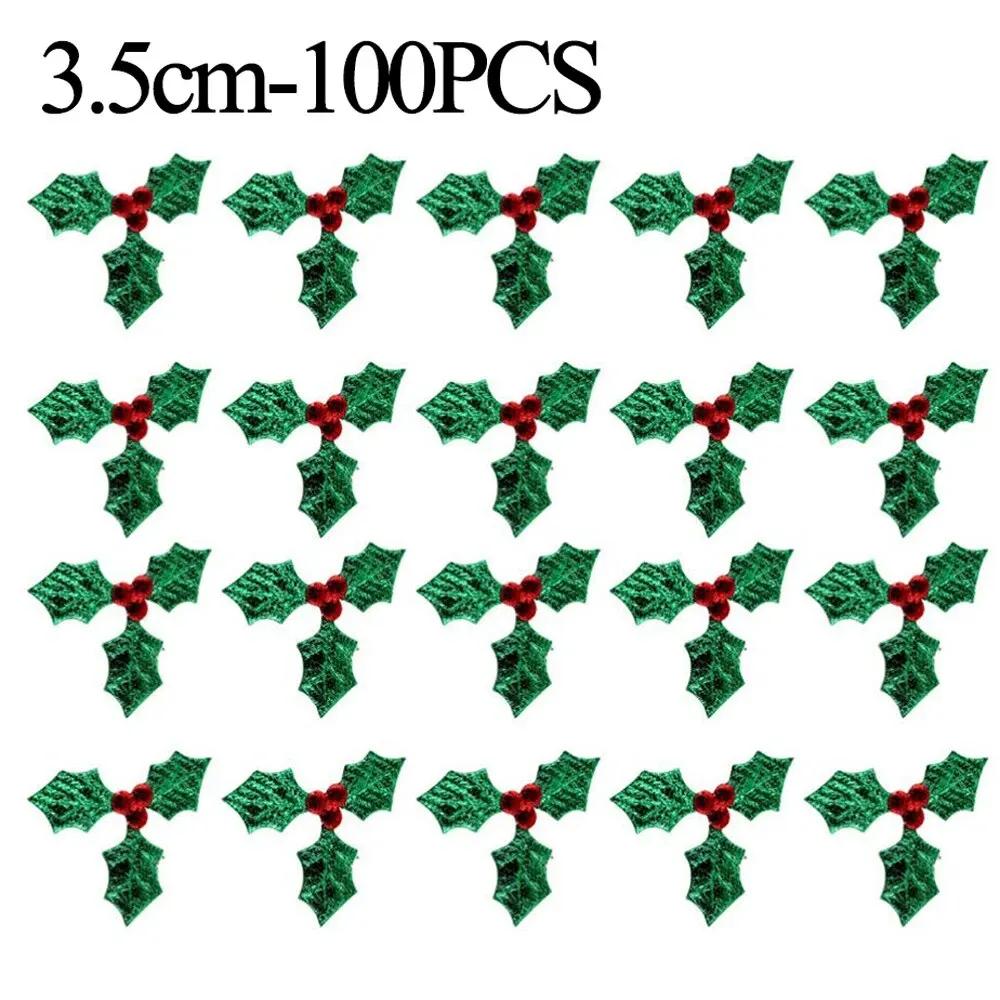 

20/100 шт. Рождественский бант, мини-украшение в виде банта, рождественская гирлянда, бант, украшения для рождественской елки, свадебное украшение для вечеринки Other