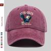 Pc  American Flag Eagle Print Baseball Cap Vintage Distressed Style Th Anniversary USA Celebration Design Sun Hat C