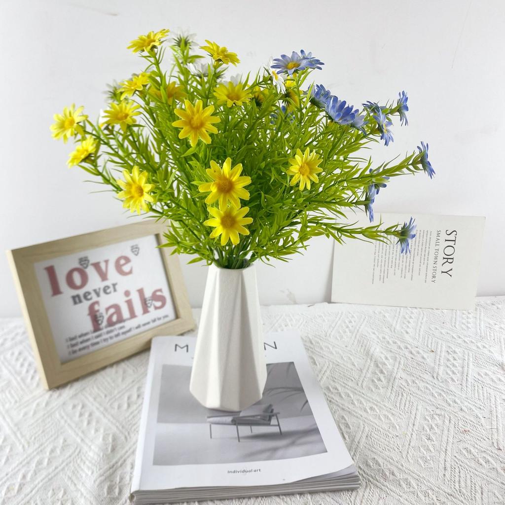 25 Mesh Youle Chrysanthemum Simulation Flower Home Decoration Photography Props Wedding Camping Decoration