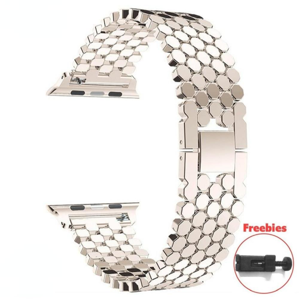 Women Stainless Steel Strap For Apple Watch Ultra 3 49mm Metal Band For iWatch Series 11 10 9 8 6 5 Se 7 46mm 45mm 38mm 42mm 40mm 44mm Luxury Bracelet