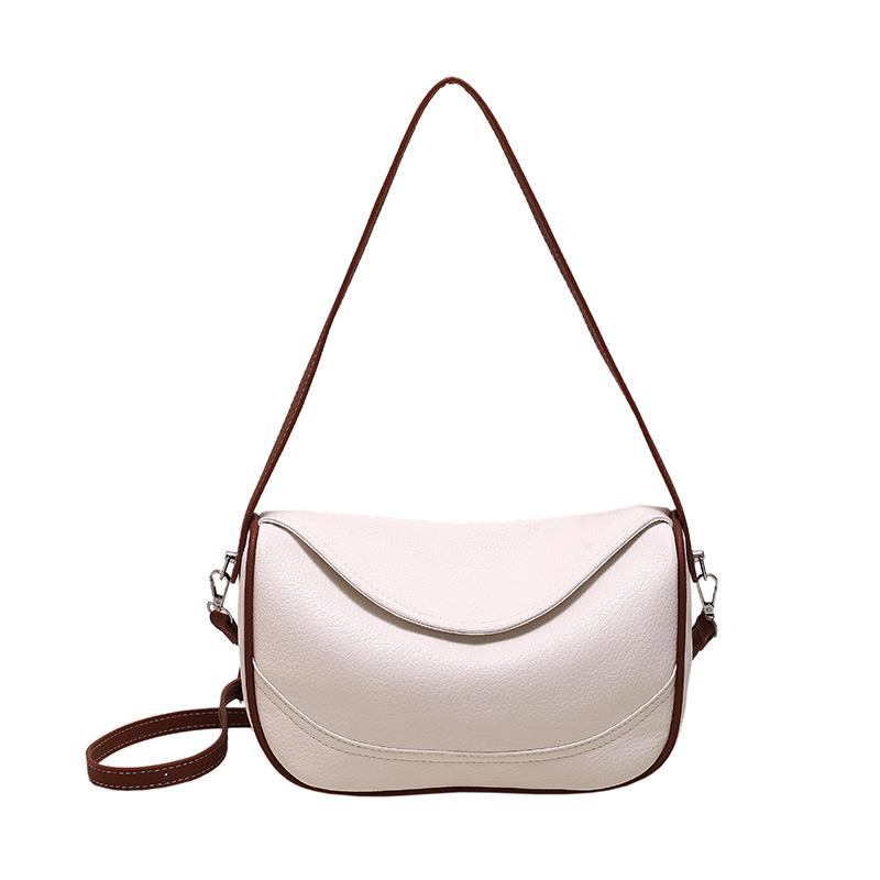 

Французька нішева модна універсальна маленька сумка під пахвами, жіноча нова модна та популярна сумка для пельменів у іноземному стилі 2024 року білий