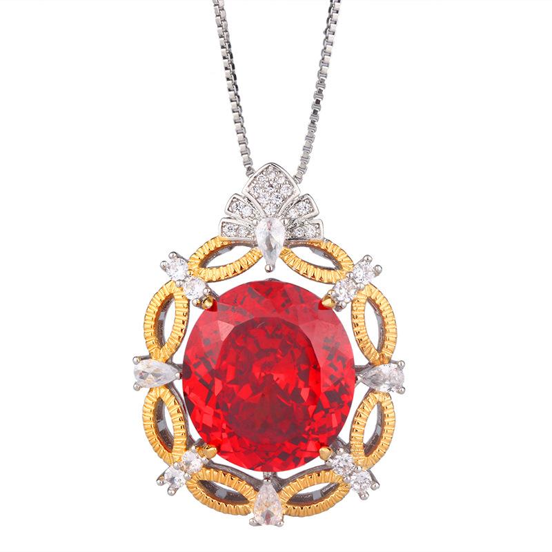 Jewelry Copper Bottom Gold-Plated Simulation Bird'S Nest Cut Wire Retro Pendant 18 * 20