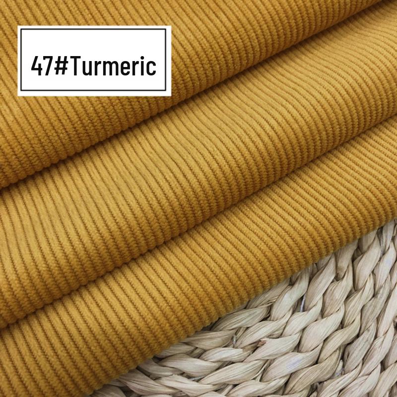 8-teiliger hoch elastischer Cordstoff 270 g für Hosen, Mäntel & Hüte - 8-Wale Baumwolle